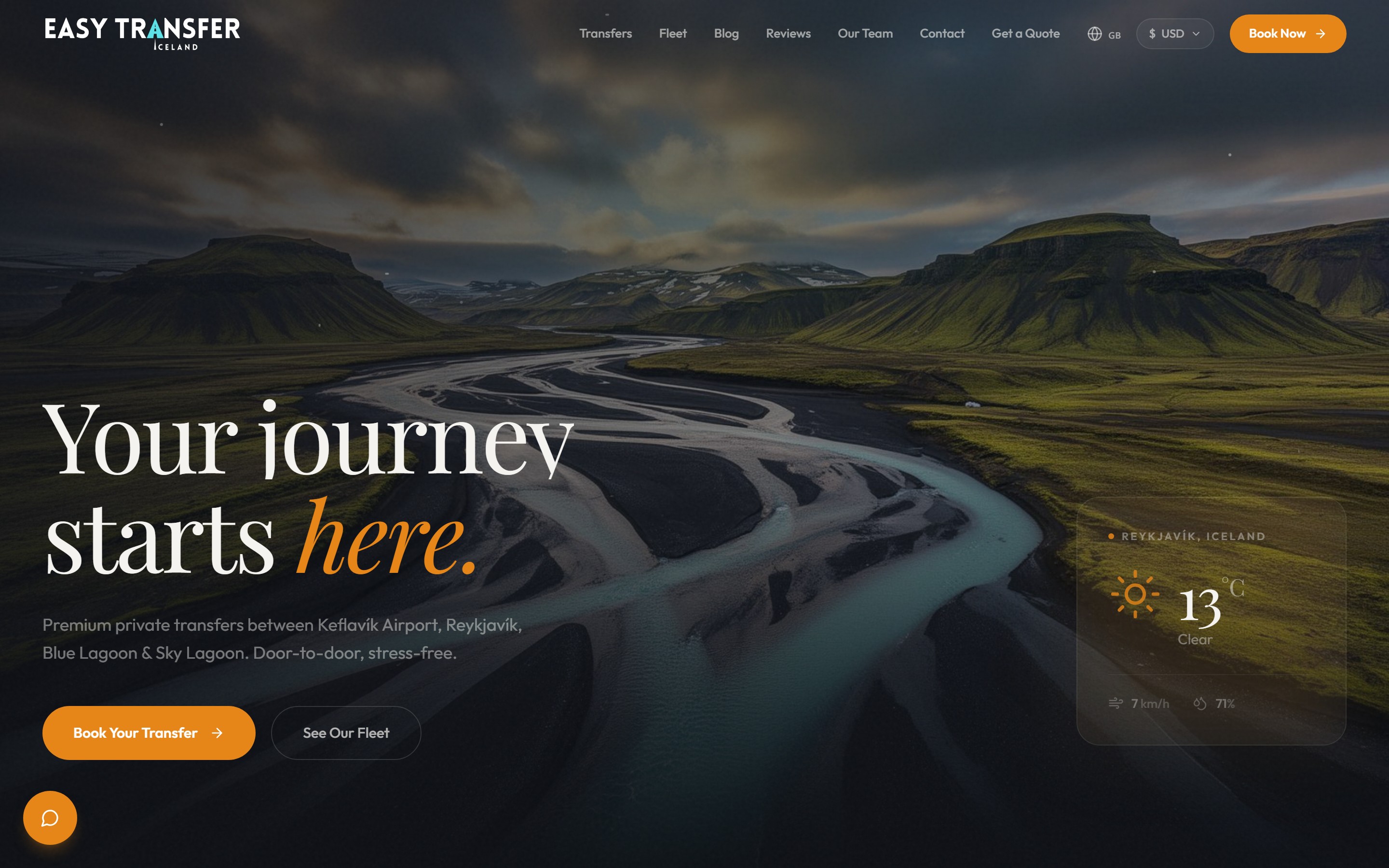 EasyTransfer homepage